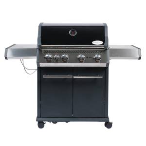 Gasgrill S-401 Schwarz inkl. Rostheber Schwarz - Metall - 153 x 119 x 61 cm