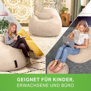 Pouf d'intérieur "Home Linen"-300 litres Beige