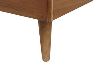 Doppelbett AURAY Braun - Massivholz - 185 x 119 x 204 cm