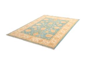 Tapis Kaizar XLI Turquoise - Textile - 150 x 1 x 201 cm