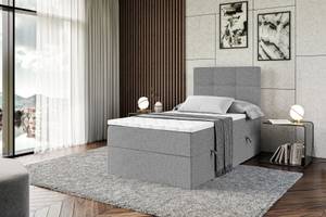 Boxspringbett  MARCE Hellgrau - H3