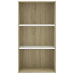 Bücherregal 3016488-2 Eiche Sonoma Dekor - Weiß - 60 x 114 cm