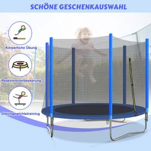 Trampolin Mini Ⅵ Blau - Metall - 308 x 269 x 308 cm