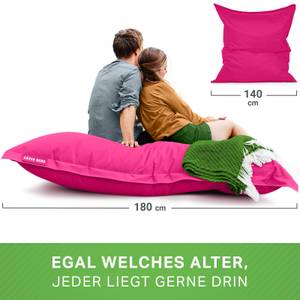 XXL Riesen-Sitzsack "Square" 140x180cm Pink