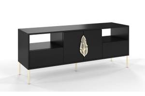 Tv-Schrank Skandica Merlin Schwarz - Gold - Gold