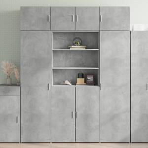 Highboard DE7027 Grau - Holzwerkstoff - 43 x 185 x 80 cm