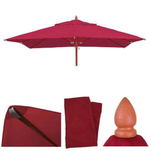 Toile pour parasol C57 3x3m Bordeaux