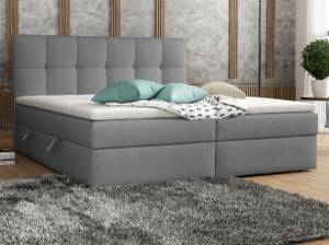 Boxspringbett Doppelbett Corino Lavagrau - Breite: 200 cm