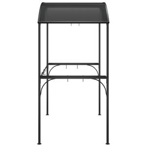 BBQ-Pavillon 360138 Grau - Metall - 115 x 230 x 220 cm