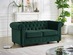 Sofa CHESTERFIELD Grün - Tiefe: 168 cm