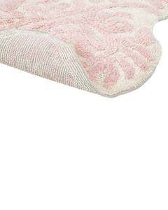 Tapis de bain CANBAR Rose foncé - Blanc