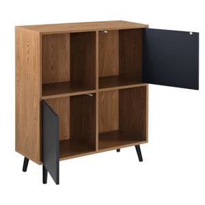 Beistellschrank Heby Braun - Holzwerkstoff - 80 x 93 x 30 cm