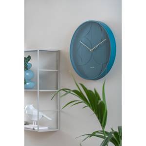 Horloge Echelon Circular Bleu