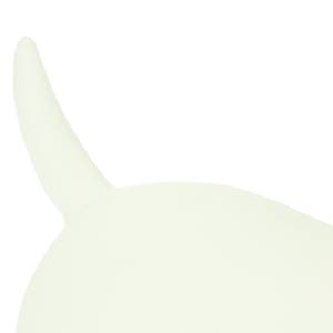 Animal sauteur blanc crème Noir - Blanc - Matière plastique - 60 x 50 x 25 cm