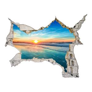 Wandtattoo - 3D Sonnenaufgang Meer 80 x 60 cm