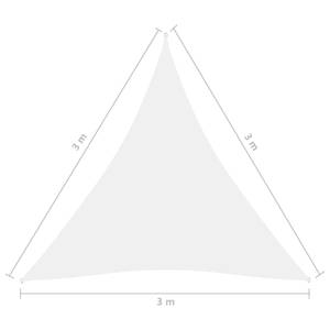 Sonnensegel 3016492-1 Weiß - 300 x 300 x 300 cm