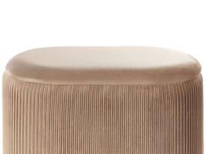 Pouf RICHLAND Beige - Textil - 55 x 41 x 35 cm