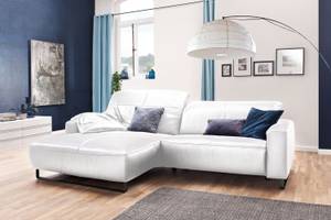 Ecksofa mit Sitztiefenverstellung YORK Armlehne davorstehend links - Ecke davorstehend links