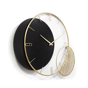 Wanduhr Planets Gold - Metall - 70 x 60 x 5 cm