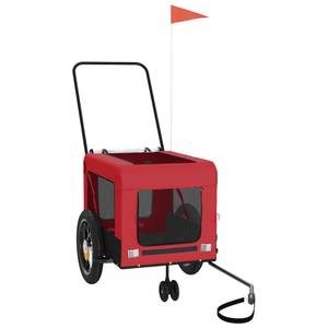 Remorque vélo pour chien 3028772-2 Rouge - 55 x 53 x 120 cm