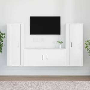 TV-Schrank 3er Set D862 Weiß