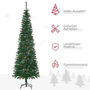 Weihnachtsbaum 830-546V01GN Grün - Kunststoff - 54 x 195 x 54 cm