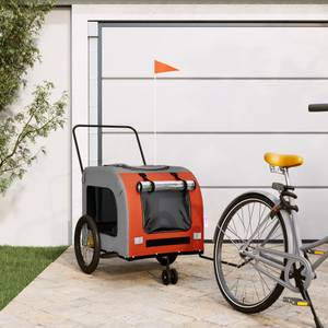 Remorque vélo pour chien 3028770-2 Orange - 134 x 73 x 68 cm