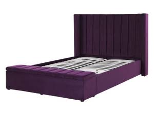Doppelbett NOYERS Violett - Breite: 170 cm