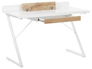 Schreibtisch FOCUS Braun - Weiß - Holzwerkstoff - 120 x 84 x 60 cm