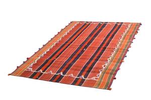 Teppich Jajim CXCV Rot - Textil - 157 x 1 x 228 cm