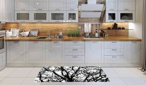 Küchenläufer Schwarz - Textil - 52 x 1 x 100 cm