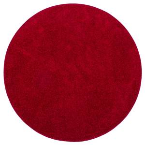 Teppich Hochflor Shaggy Cottage Rund Rot - 100 x 100 cm