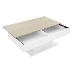 Table basse ML-DESIGN Set Marron - Bois manufacturé - 60 x 40 x 110 cm