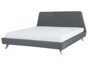 Doppelbett VIENNE Dunkelgrau - Grau - Eiche Hell - Breite: 200 cm