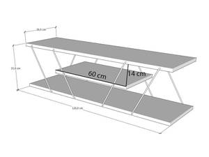 TV-Rack Kaltene Weiß