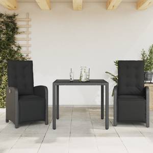 Bistro-Set-k467 ( 3-tlg ) Schwarz