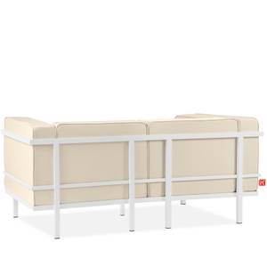 Gartensofa TRIGLO Creme - Weiß - Breite: 164 cm