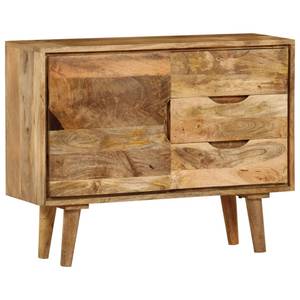 Sideboard IVER Mangoholz Holzanrichte Braun - Massivholz - 90 x 69 x 30 cm