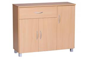 Sideboard ERMIRA Flurschrank Braun - Holzwerkstoff - 30 x 75 x 90 cm