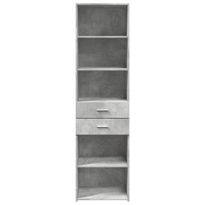 Highboard DE3227 Grau - Holzwerkstoff - 43 x 185 x 50 cm