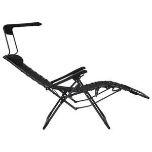 Chaise de terrasse Noir