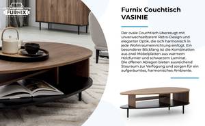 Couchtisch VASINIE Braun - Holzwerkstoff - 120 x 37 x 63 cm