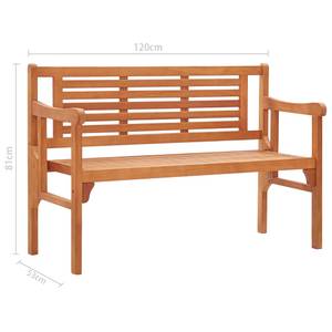 Klappbank 47293 Braun - Massivholz - Holzart/Dekor - 53 x 81 x 81 cm