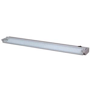 Wandlampe EASY LED Grau - Silber - Metall - 8 x 2 x 58 cm