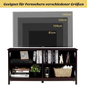 TV Schrank Fernsehschrank Braun - Holzwerkstoff - 40 x 60 x 120 cm