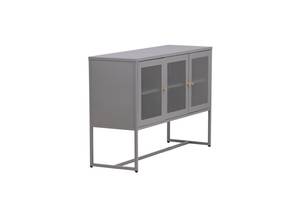 Buffet Malla 2 Gris lumineux - Blanc