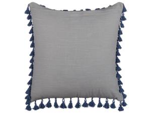 Coussin décoratif CARPINUS Bleu - Gris - Fibres naturelles - 45 x 10 x 45 cm