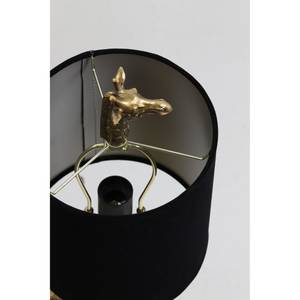 Tischleuchte Giraffe Schwarz - Gold - Kunststoff - 16 x 61 x 26 cm