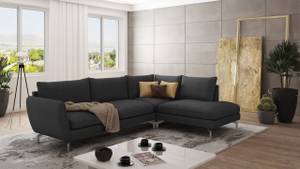 Ecksofa Avanti, 6-Sitzer Grau - Massivholz - Textil - Holz teilmassiv - 277 x 87 x 200 cm