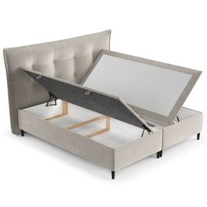 Polsterbett Koya II mit Bettkasten Beige - Breite: 160 cm